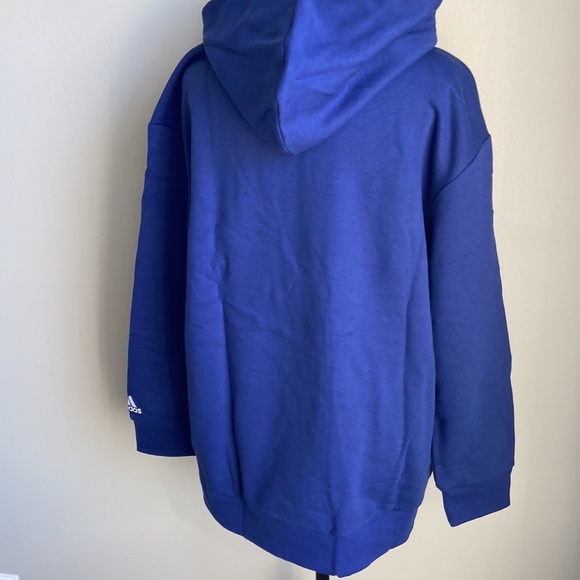 Mens Adidas Blue Hoodie, Size Medium - Picture 6 of 8